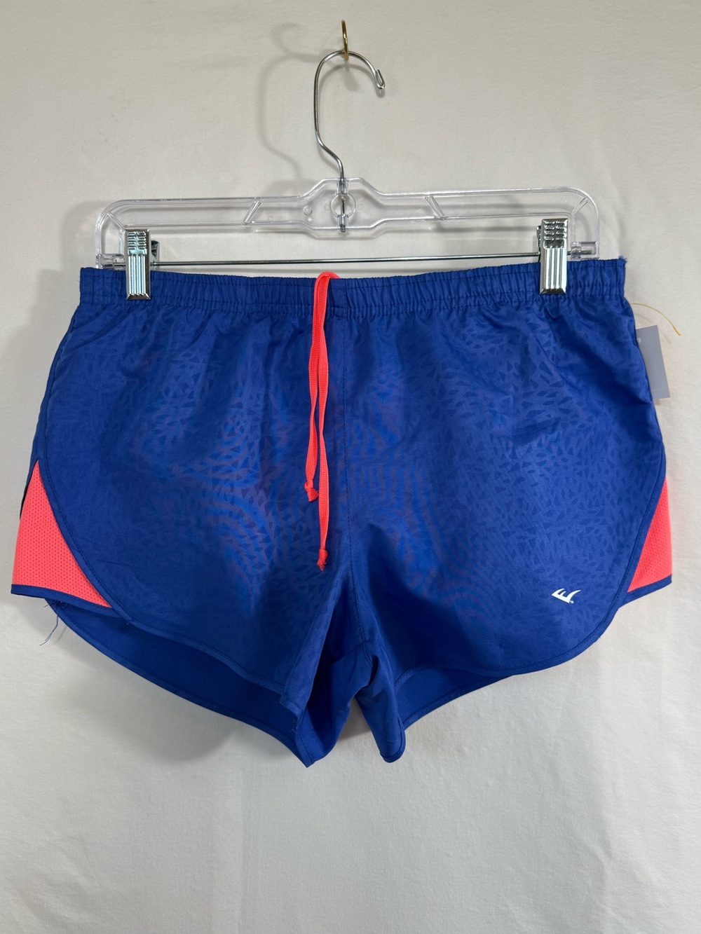 Everlast Royal Blue Athletic Shorts with Coral Accents